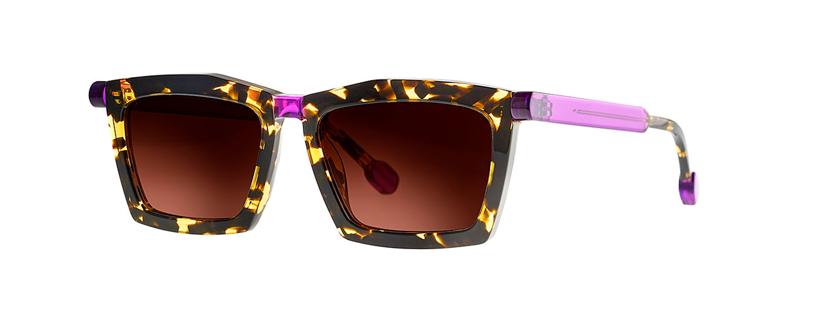 SOLEO 003 YELLOW LEOPARD + FLUO PURPLE