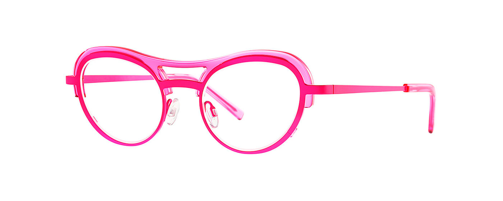 CINNAMON CAPPUCCINO 013 FLUO PINK + TRANSPARENT SHOCKING PINK