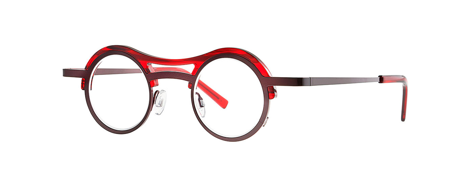 COCOA MOCHA 004 BLUESY RED + RED LINED