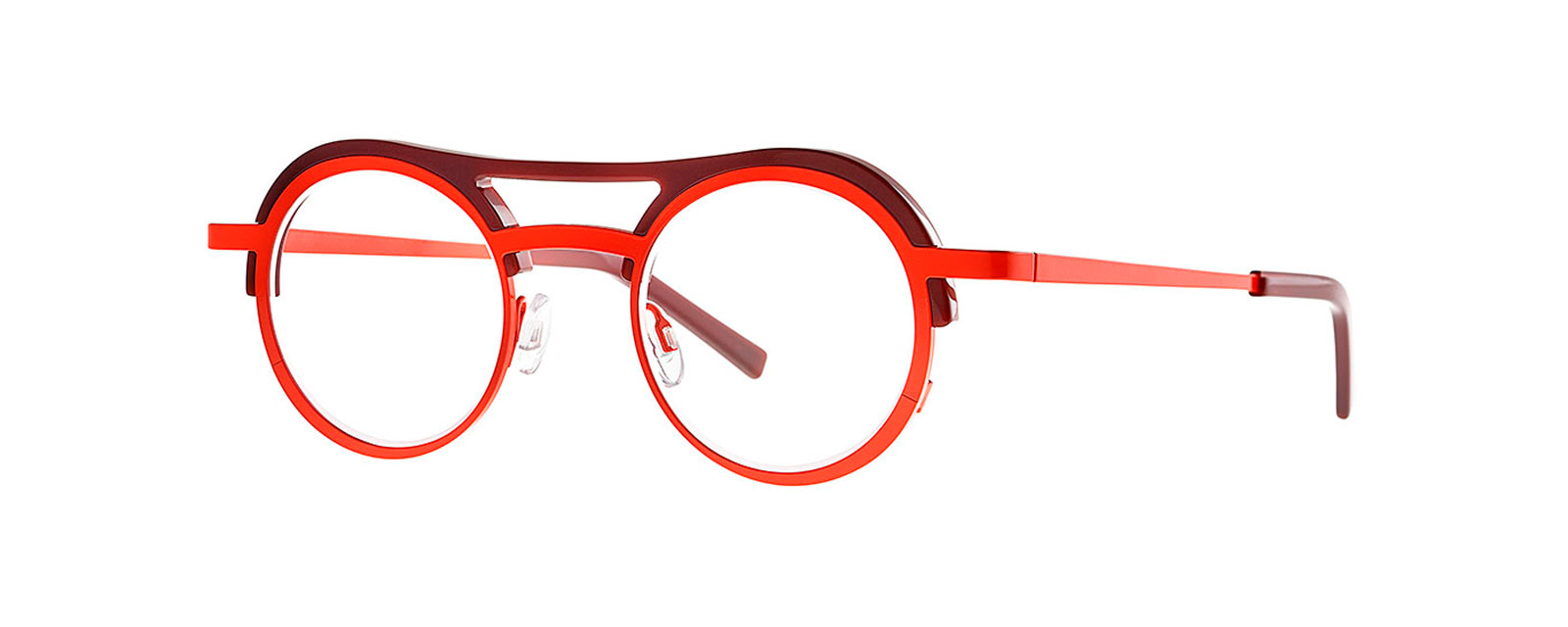 FLAT HAZELNUT 019 ITALIAN ROSSO CAVALINO + DARK BURGUNDY