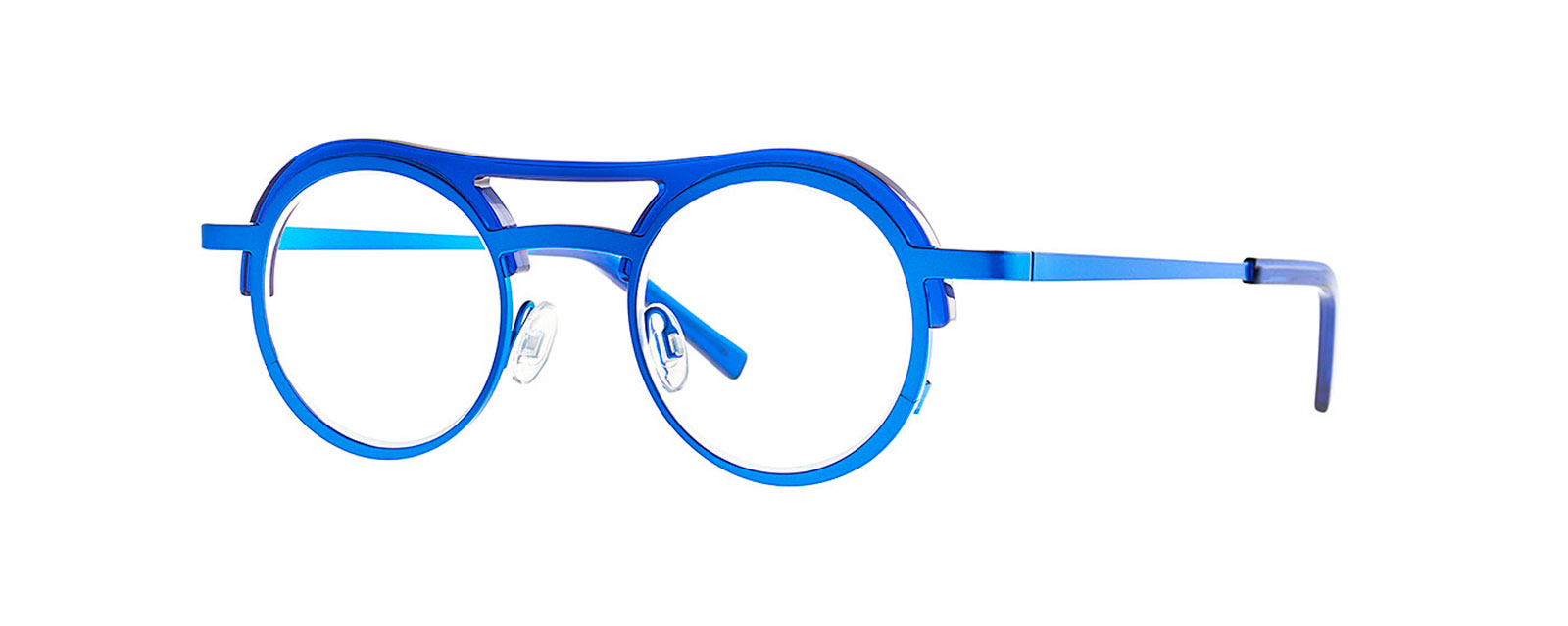FLAT HAZELNUT 003 MM ELECTRIC BLUE + TRANSPARENT DELFTWARE BLUE