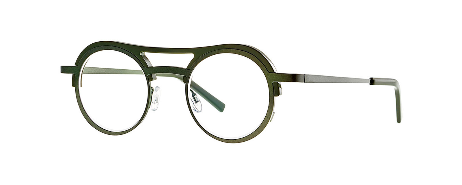 FLAT HAZELNUT 008 SANREMO GREEN + SOLID MUSK GREEN