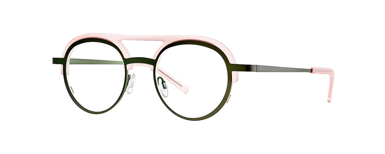 NUTTY CREAM 009 SAMREMO GREEN + TRANSPARENT PINK