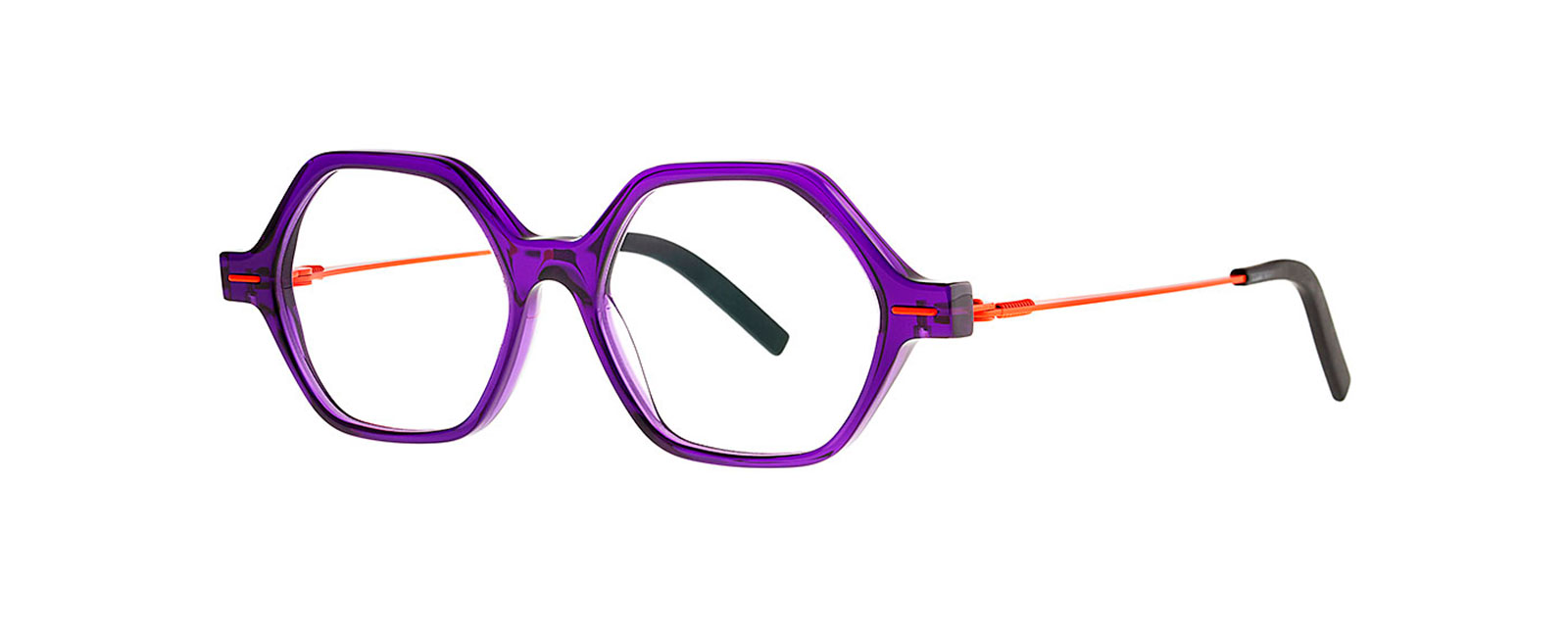 TANTU 055 TRANSPARENT ORCHID + FLUO ORANGE