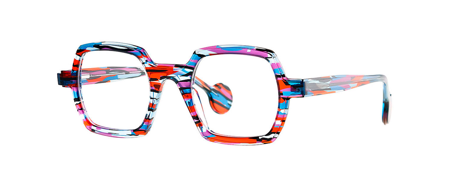 VELPON 012 TRANSPARENT NEON BLUE + BLUE/RED ECAIL