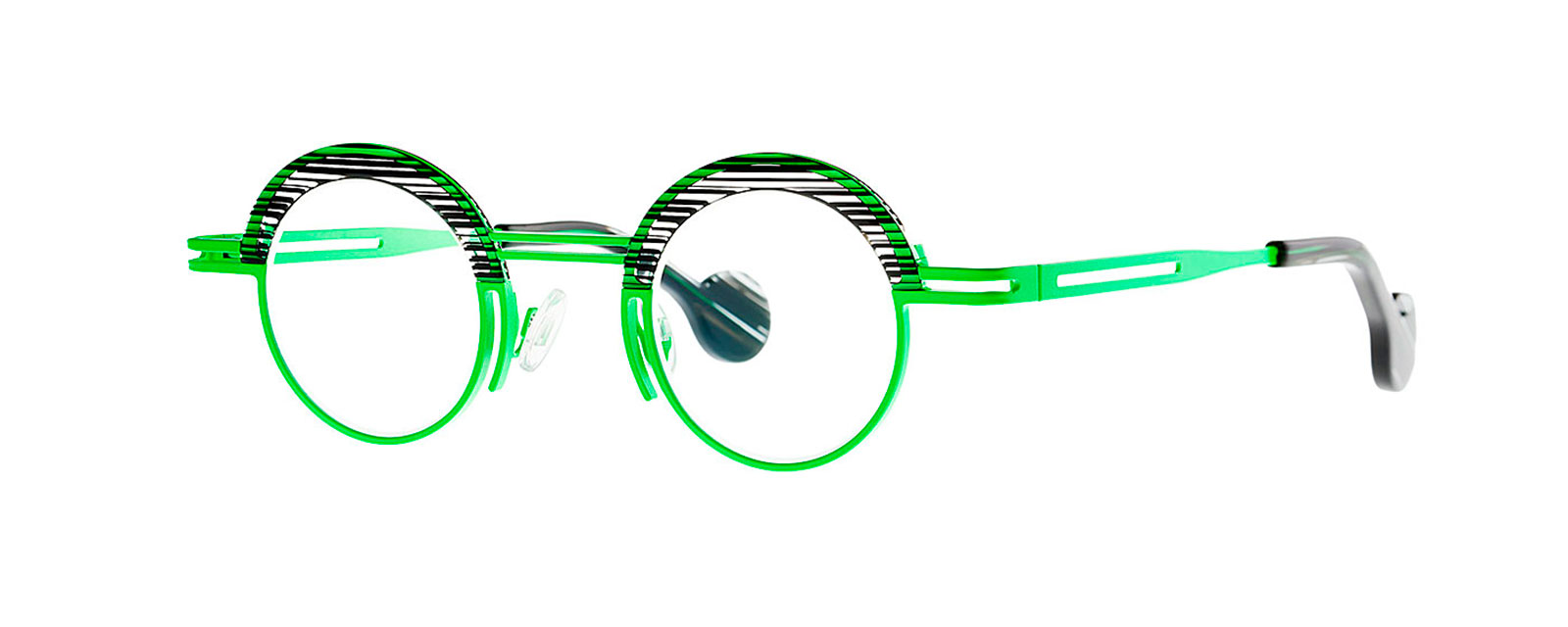 BLUSH 307 FLUO GREEN + PIXEL BLACK n26/2