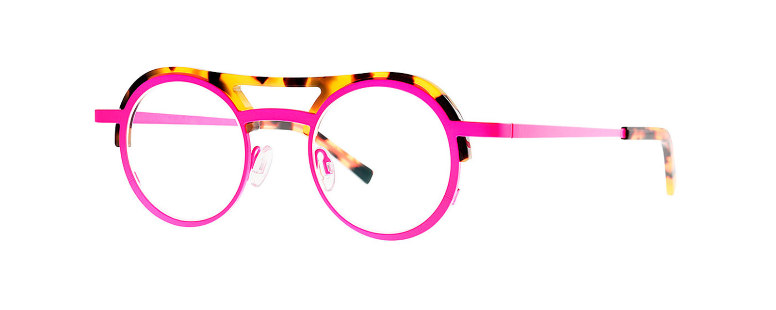 FLAT HAZELNUT 022 FLUO PINK + DALMATIAN n26/2