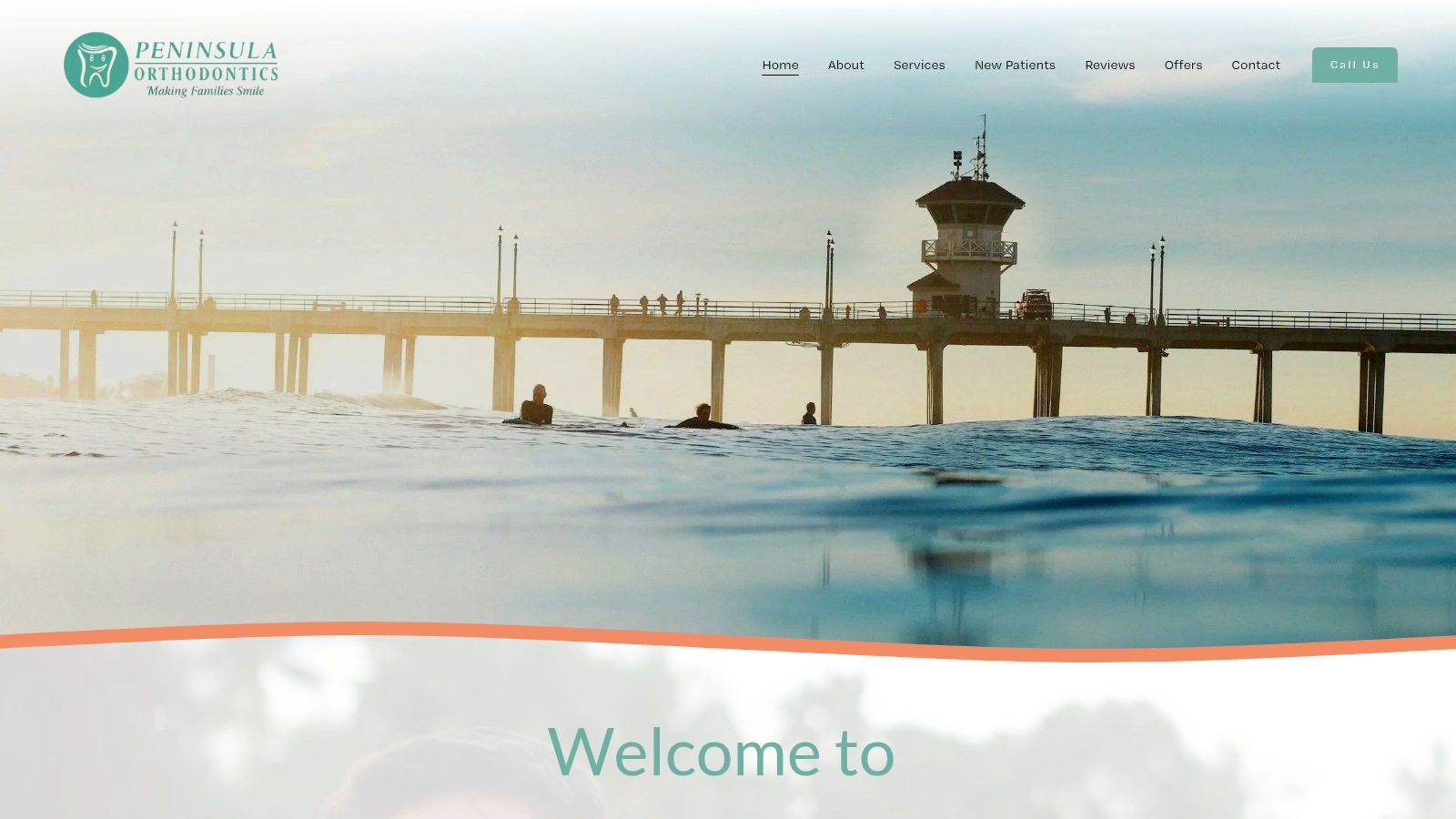 Peninsula Orthodontics (myhborthodontist.com) - HB practice offering Invisalign with 0% financing