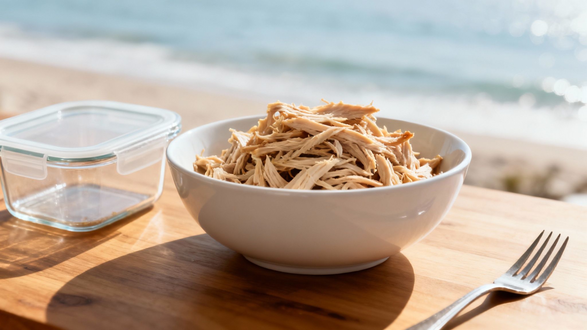 Slow Cooker Shredded Protein (Chicken, Turkey, Beef)