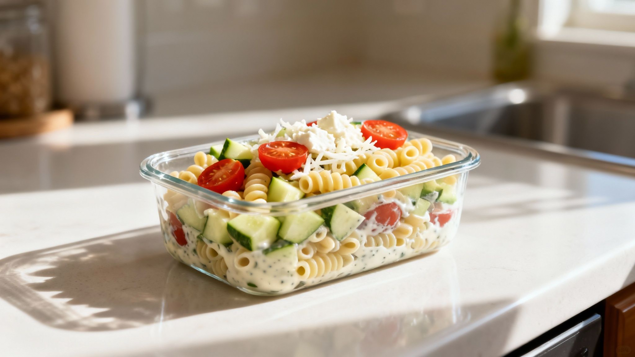 Soft Pasta Salad with Braces-Safe Ingredients