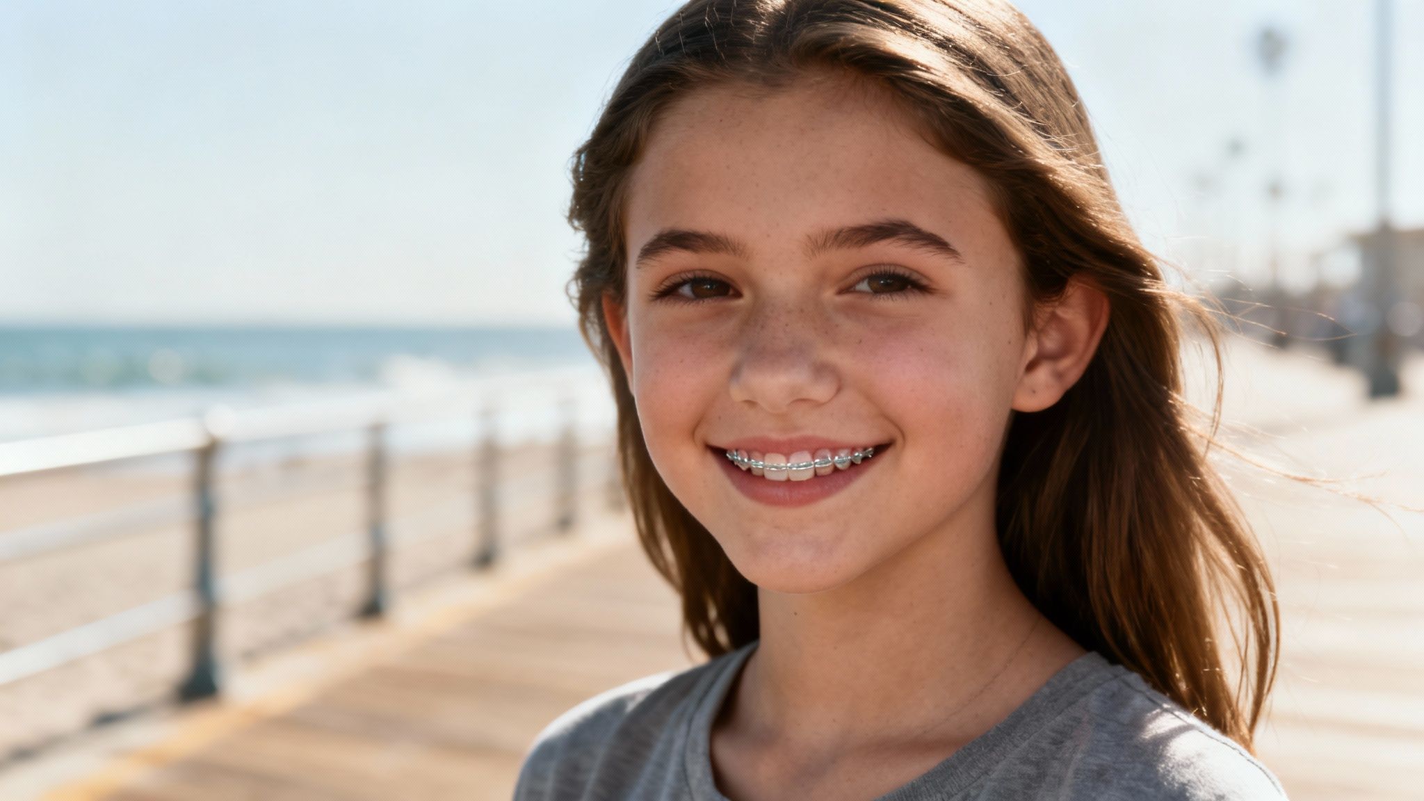 A confident teen smiling, showcasing the importance of orthodontic options teens want.