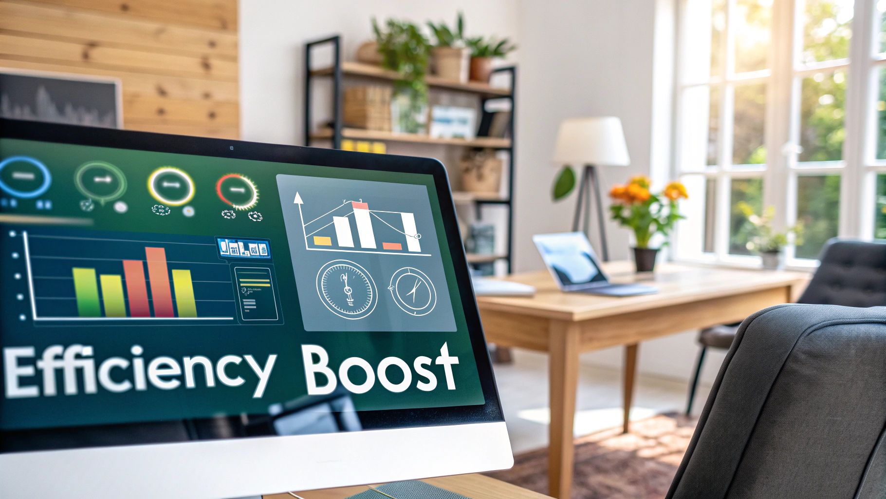 Home with Energy Monitoring Display