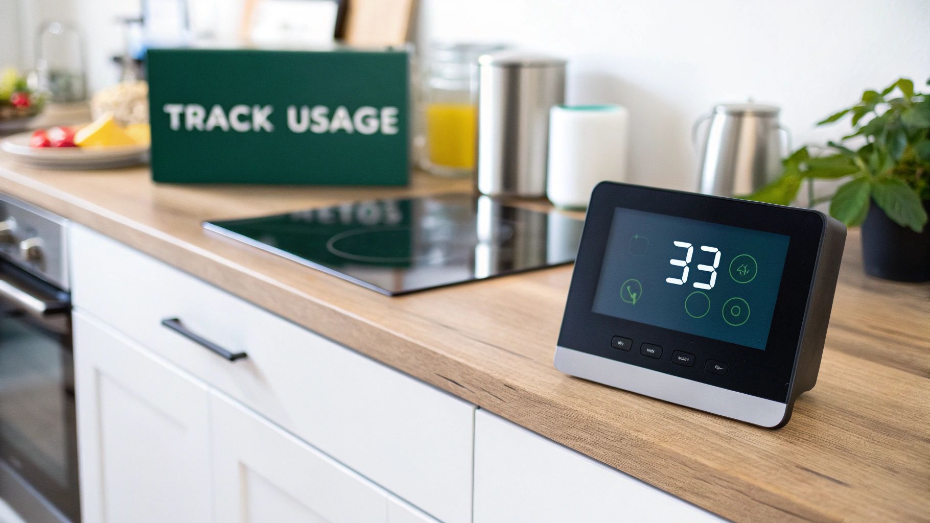 Home with Energy Monitoring Display