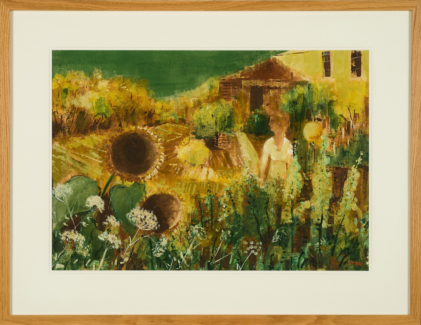 Sommerlicher-garten - karl-zerbe - um-1930