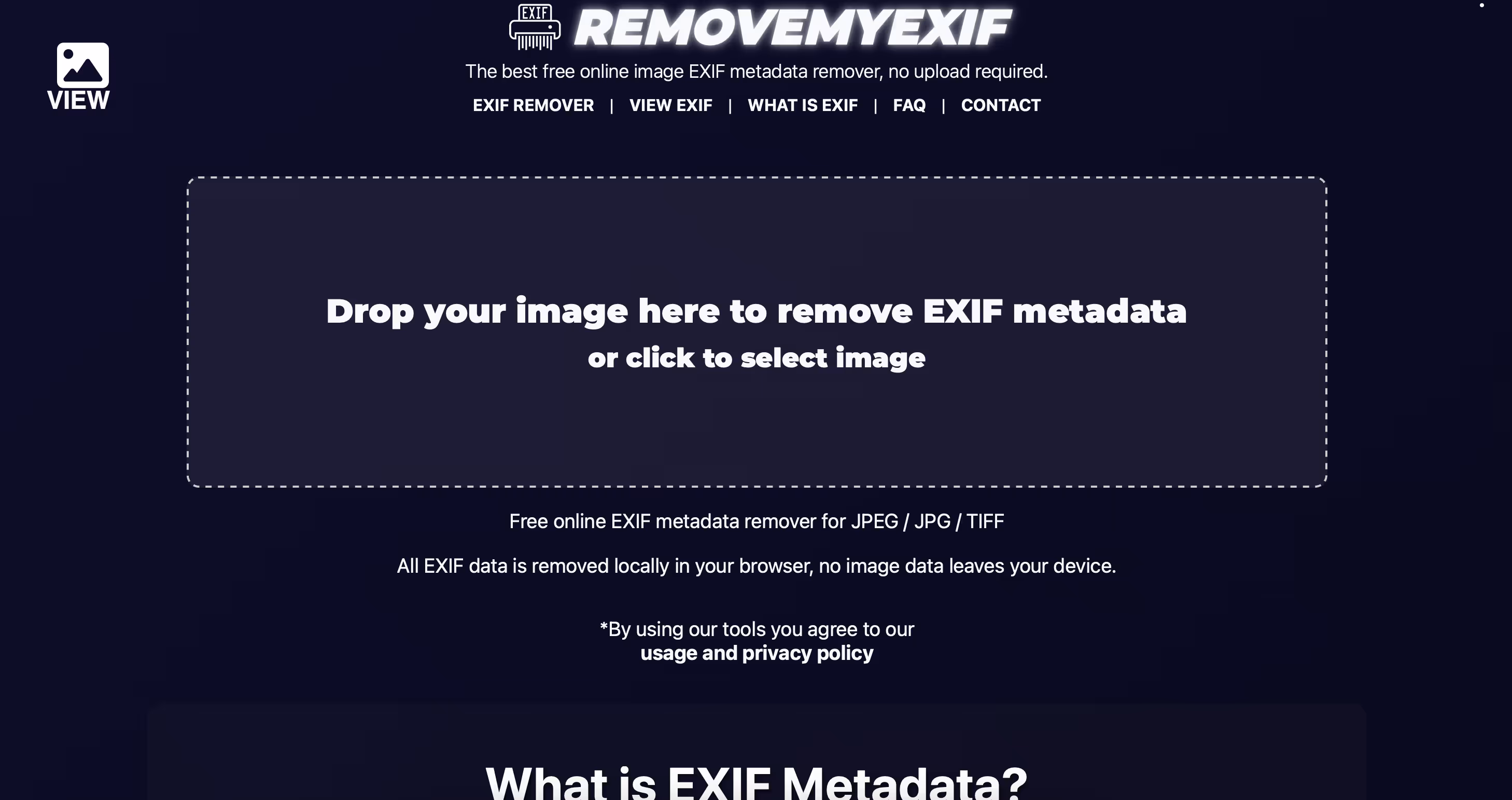 Remove My Exif