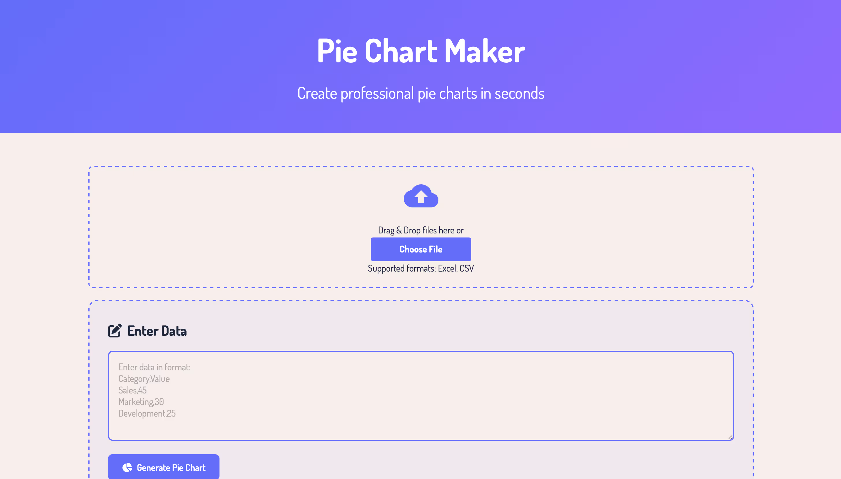 Pie Chart Maker