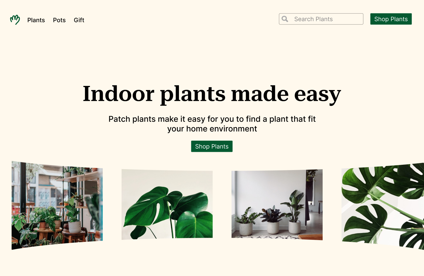 Screenshot ecommerce plan website