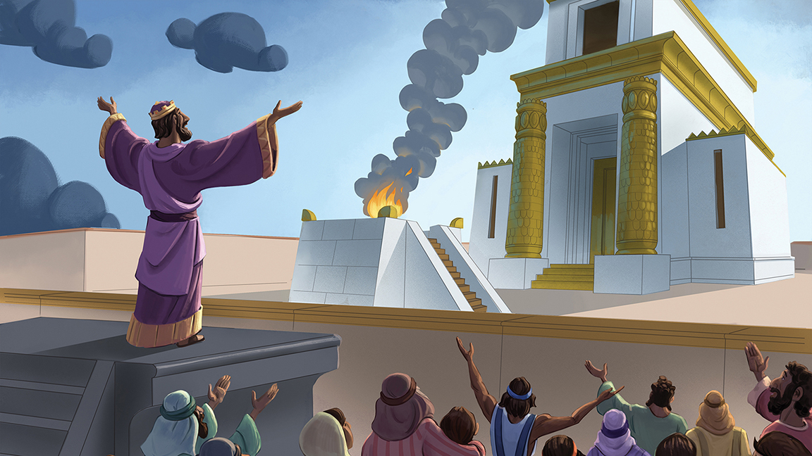 W2 Solomon built the temple