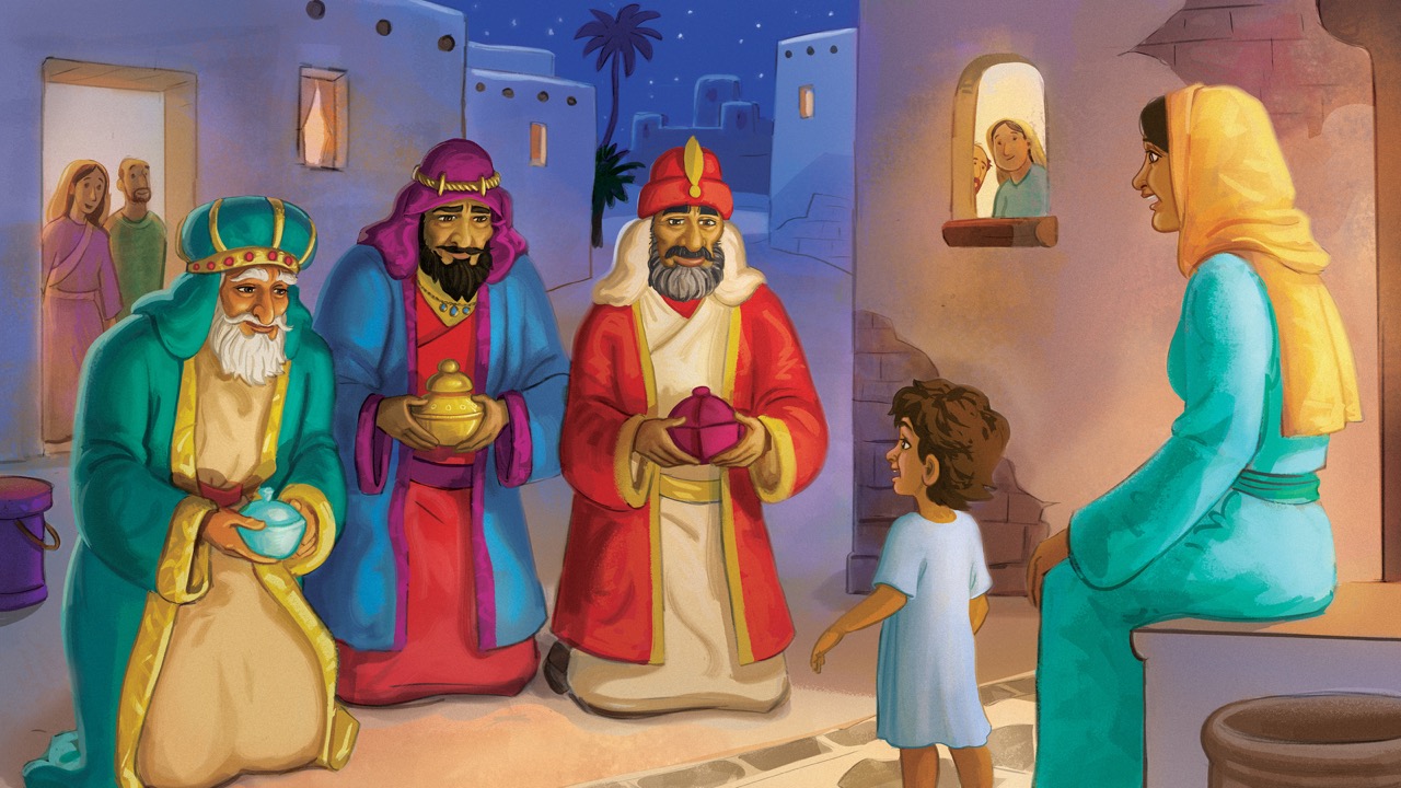 W3 Wise Men Visited Jesus
