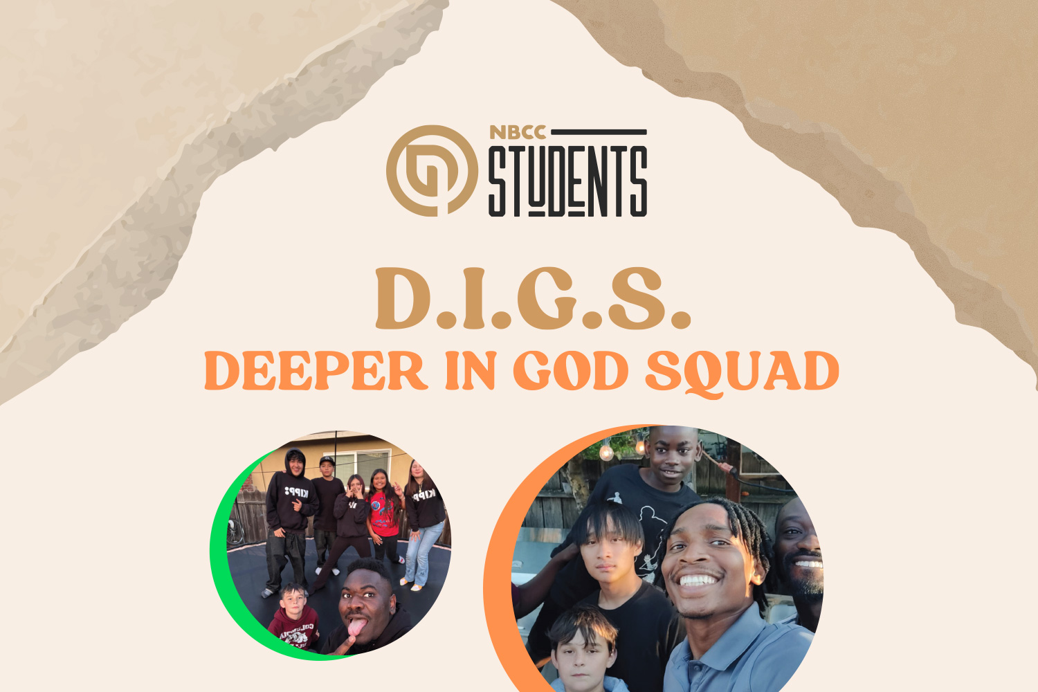 Students D.I.G.S. (Deeper In God Squad)