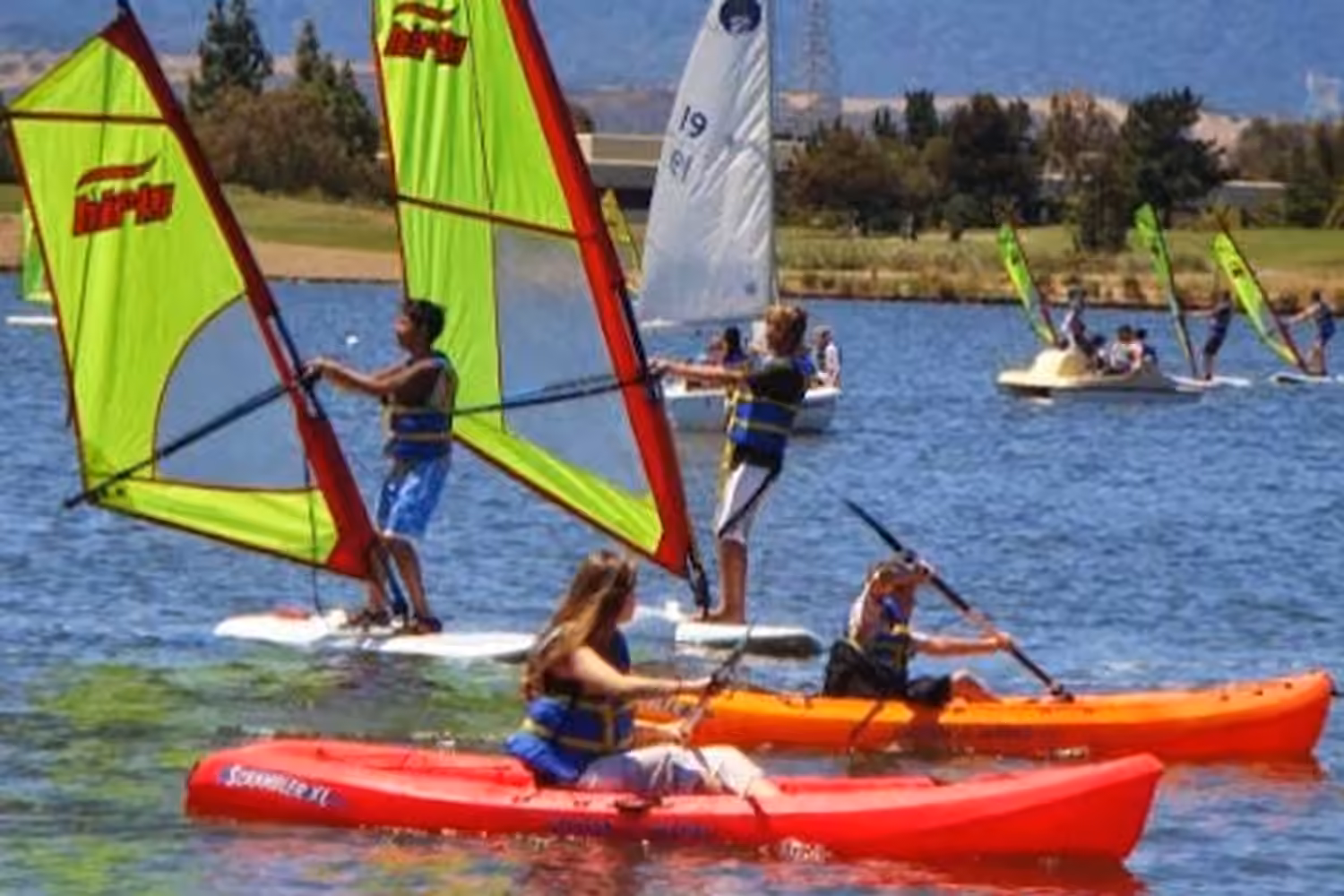Students Park & Paddle Day