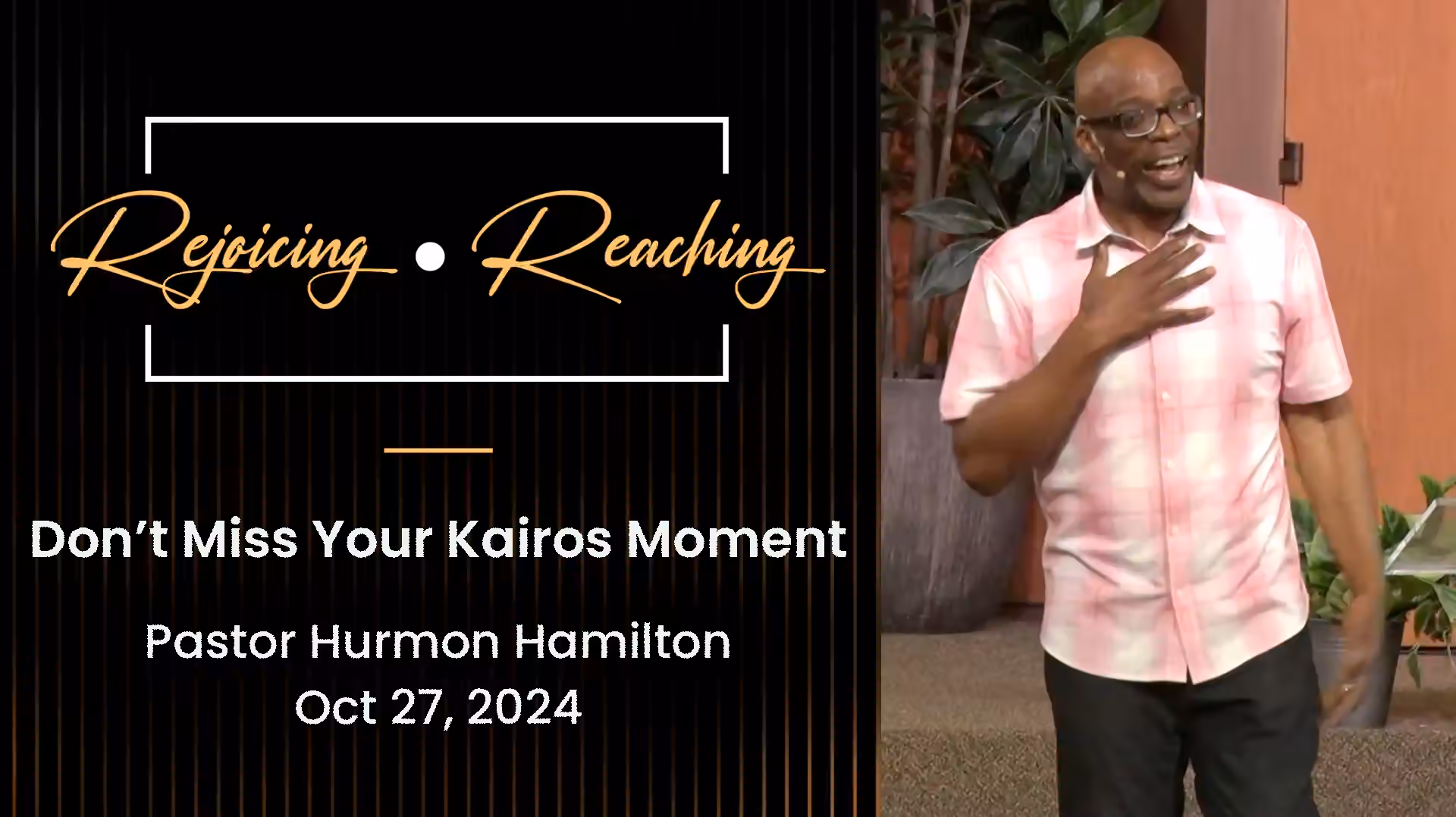 Don't Miss Your Kairos Moment