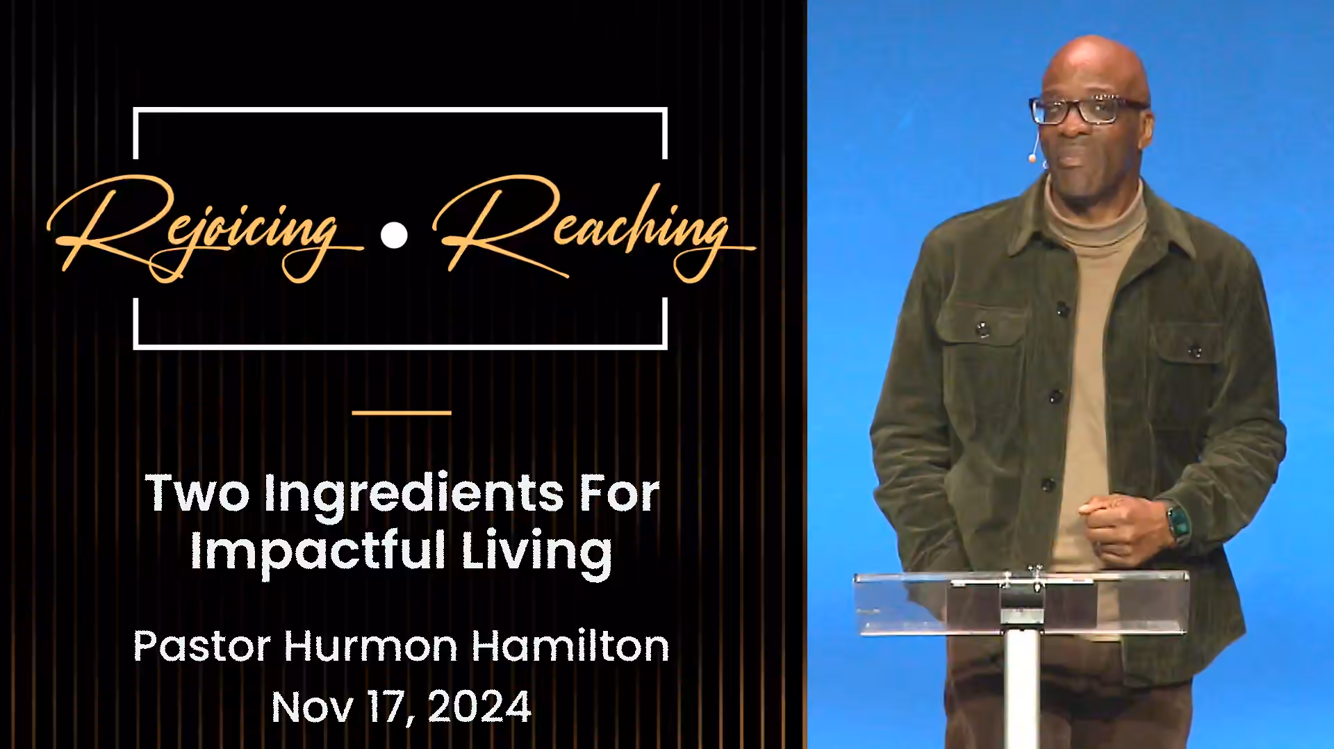 Two Ingredients for Impactful Living