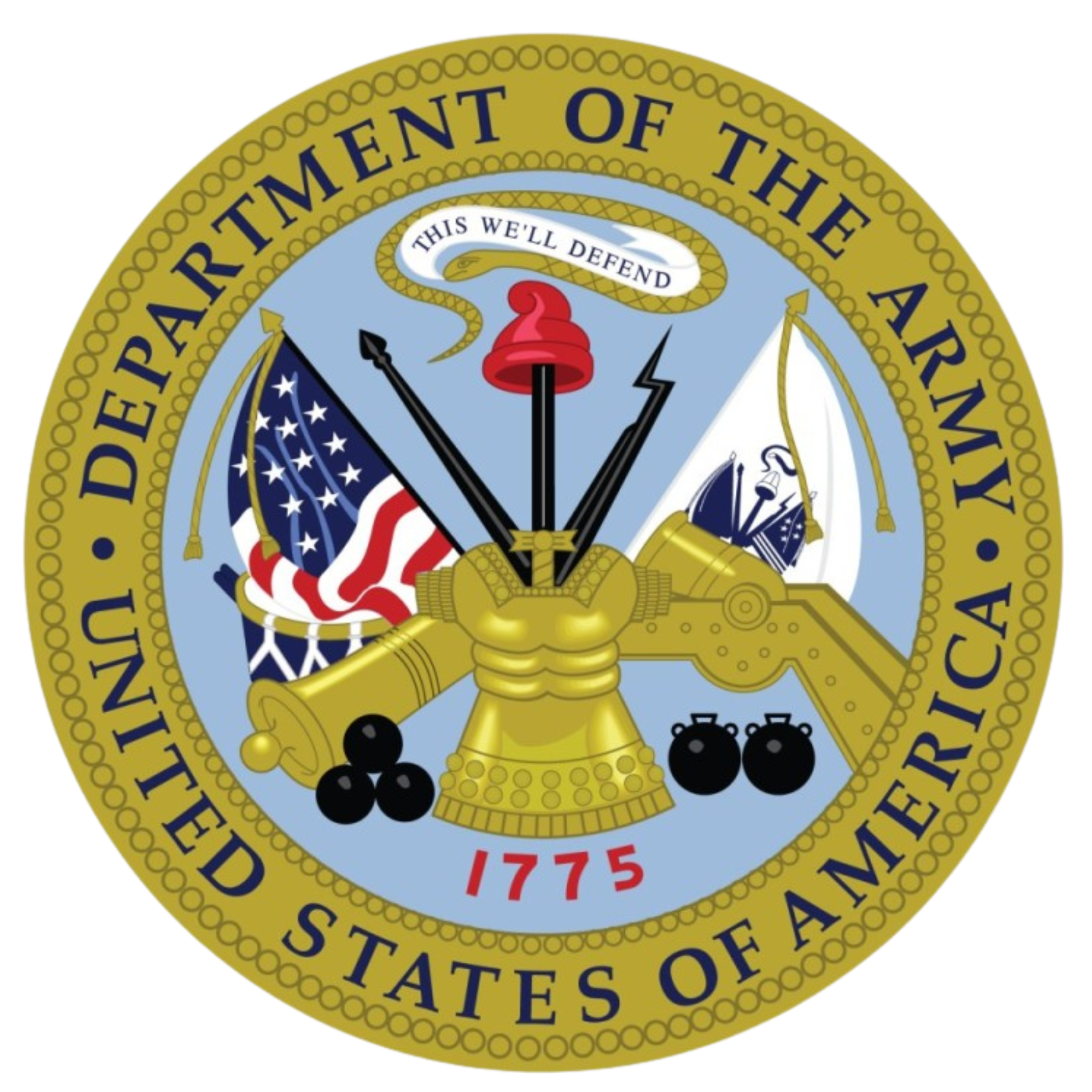 US Department of the Army logo seal