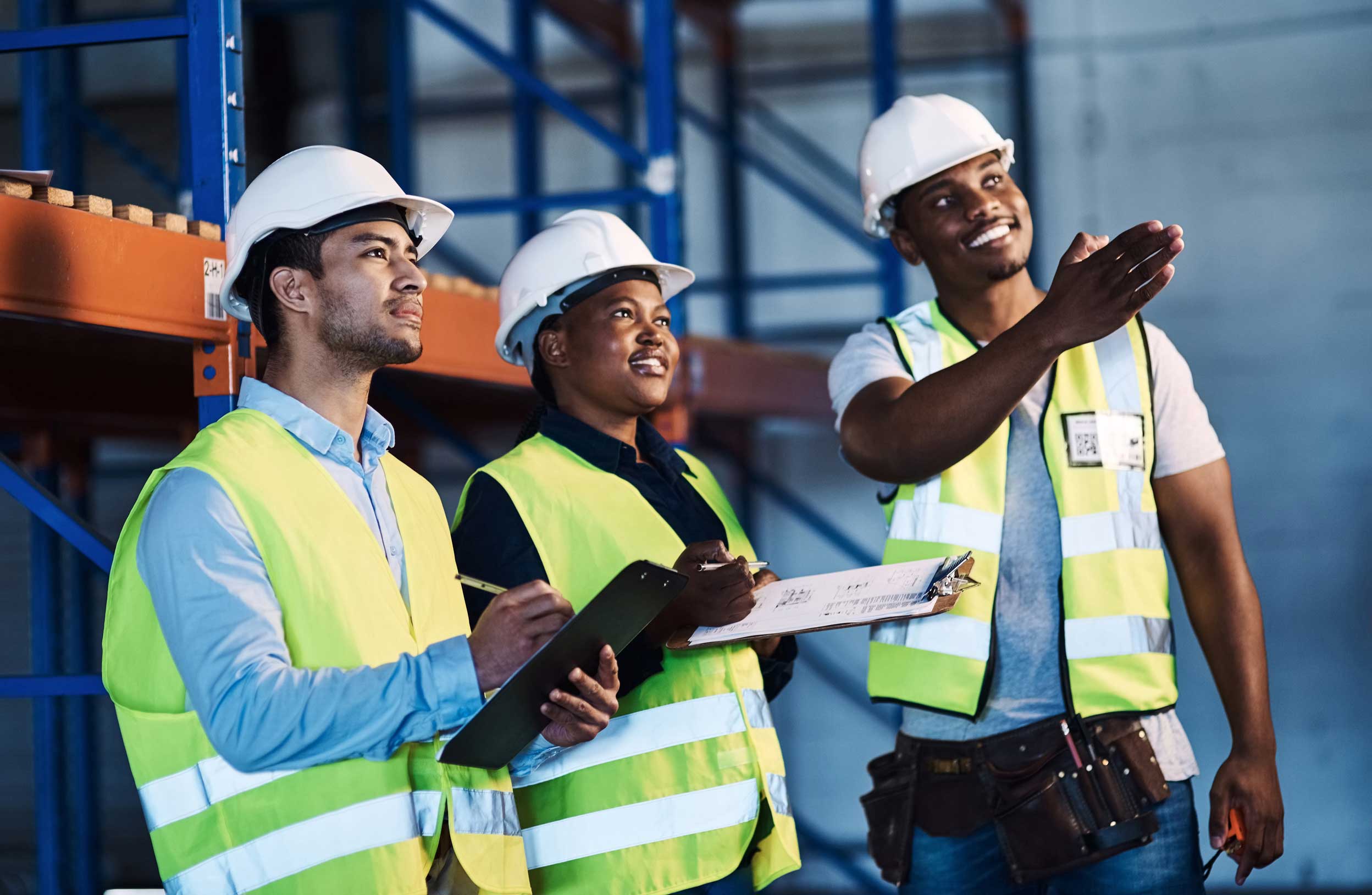 A group of EHS Safety personal