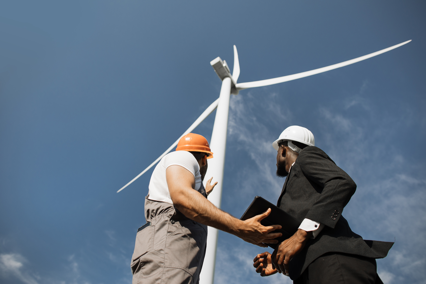 Image of a worker and safety consultation