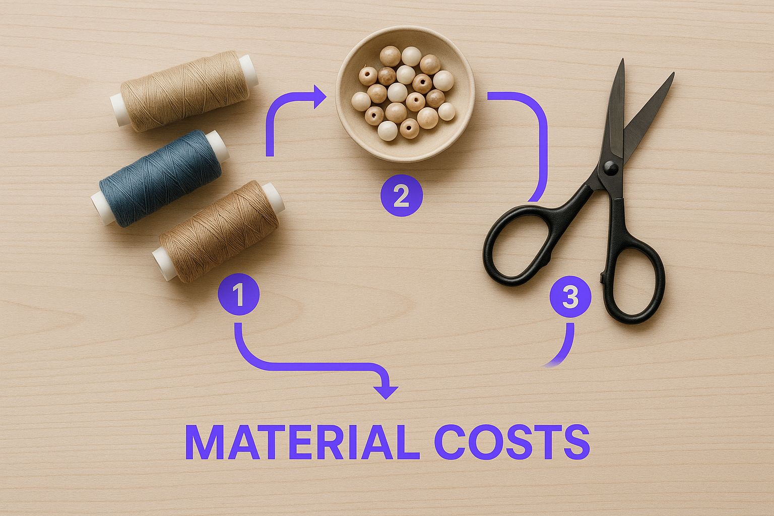 Infographic about how to price handmade items