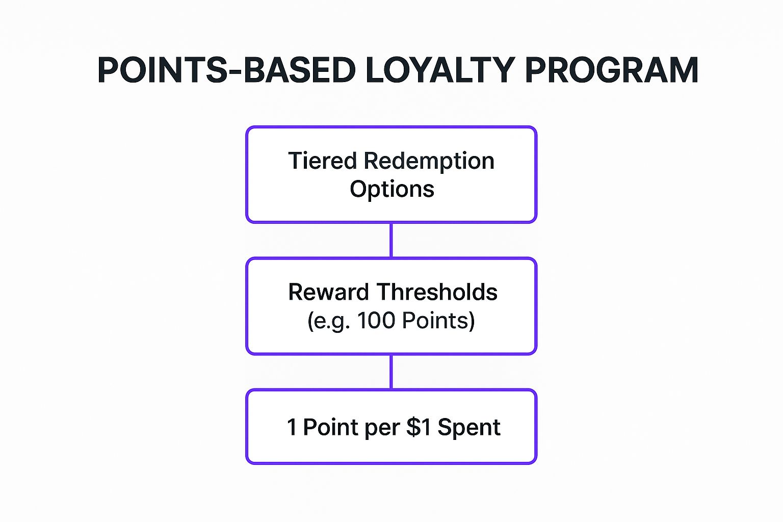 Infographic showing key data about Points-Based Loyalty Program