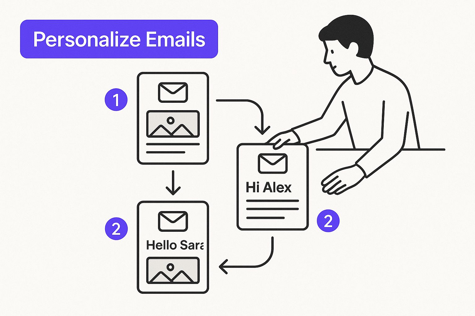 Infographic about ecommerce email marketing strategy