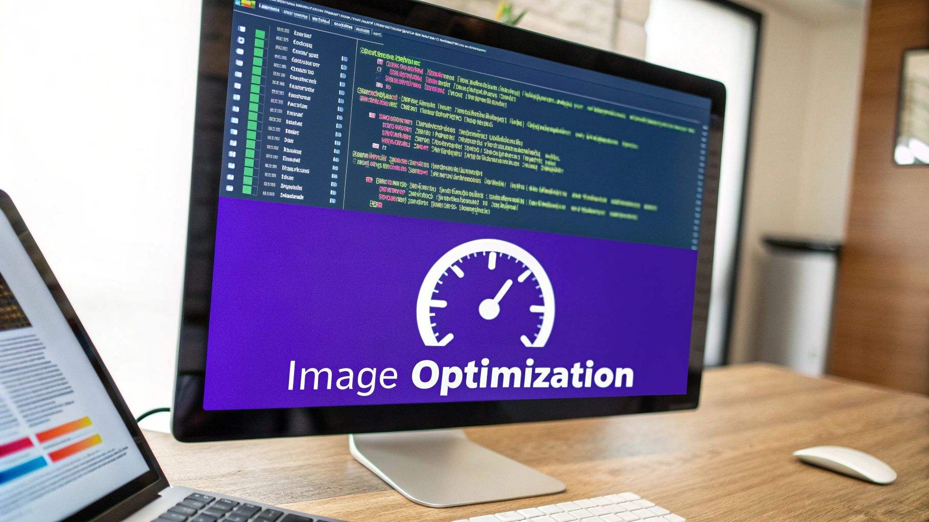An image showing a side-by-side comparison of an unoptimized, blurry product photo and a sharp, optimized one on a Shopify store.