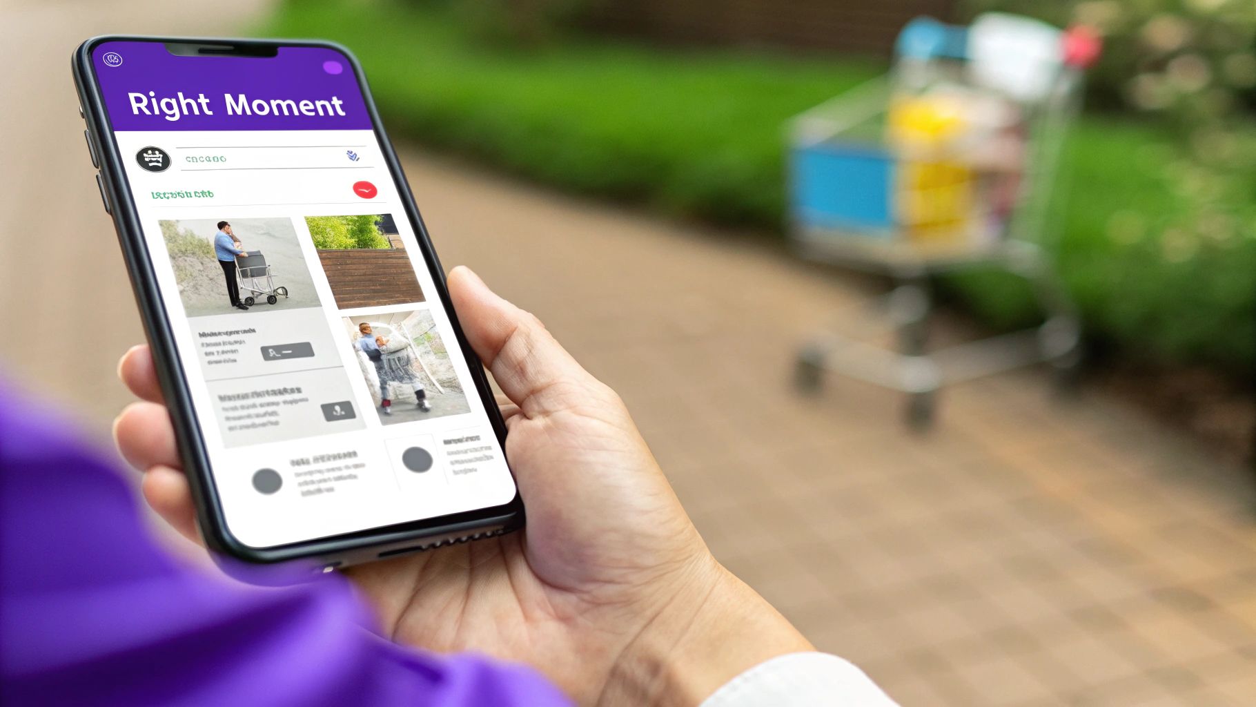 An e-commerce store layout on a laptop, showing different areas for placing upsell and cross-sell offers.