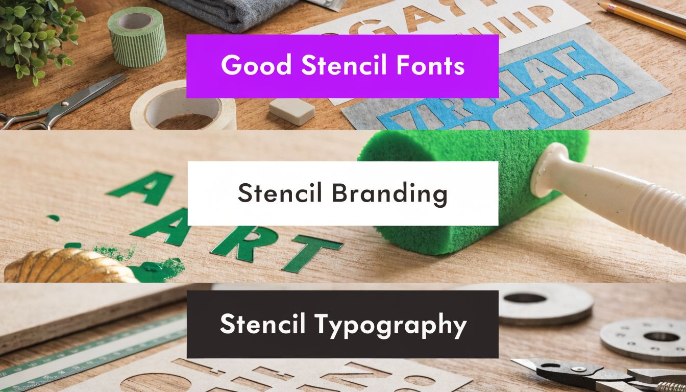 Good Stencil Fonts: A Guide for Product Branding