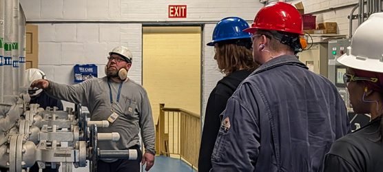 Ohio Boiler License field trip to abandoned power plant