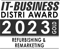 Siegel IT-Business Distri Award 2023 Gold – Refurbishing & Remarketing