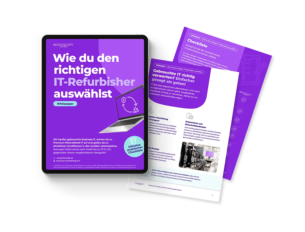 Mockup Econocom Remarketing Whitepaper