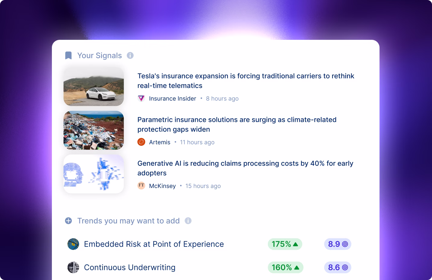 trend board visual