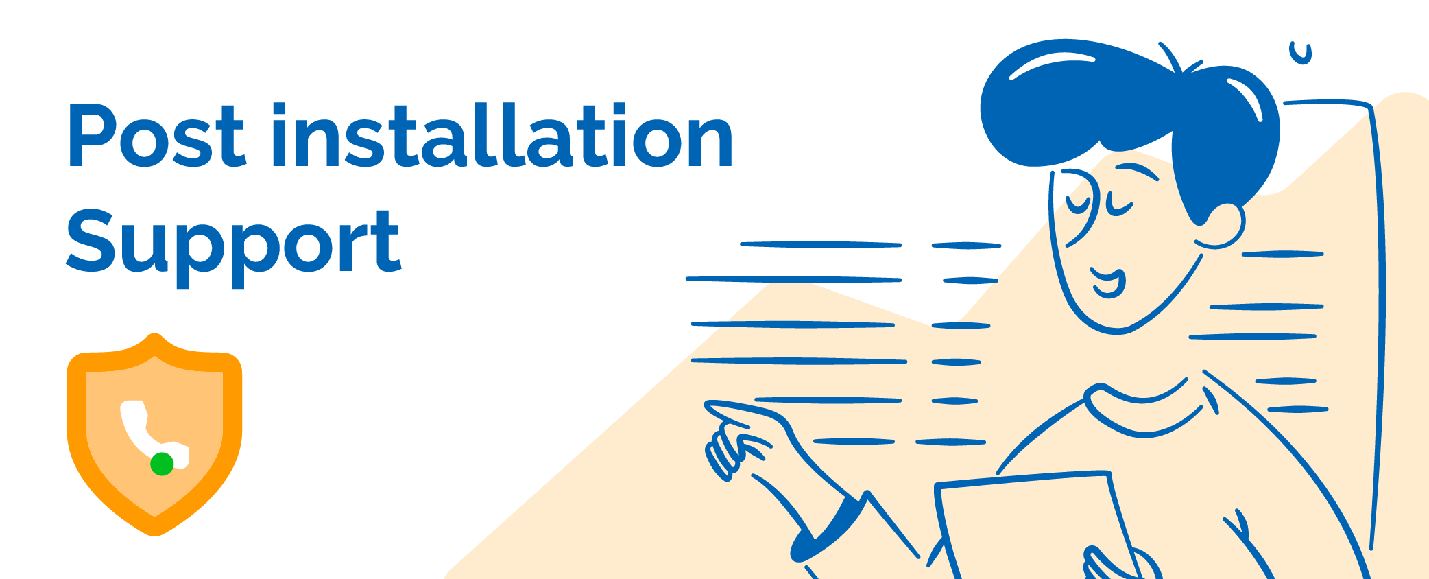 post installation support - installer network