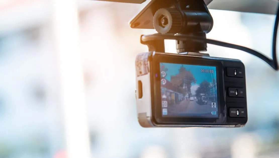 An image of a dashcam