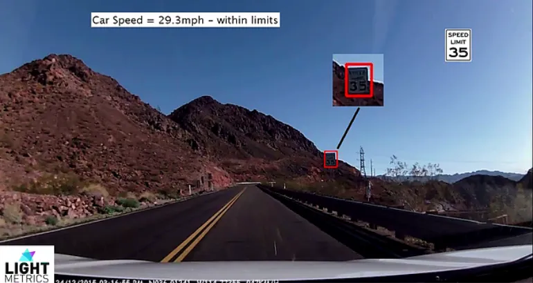 Image showcasing what RideView sees