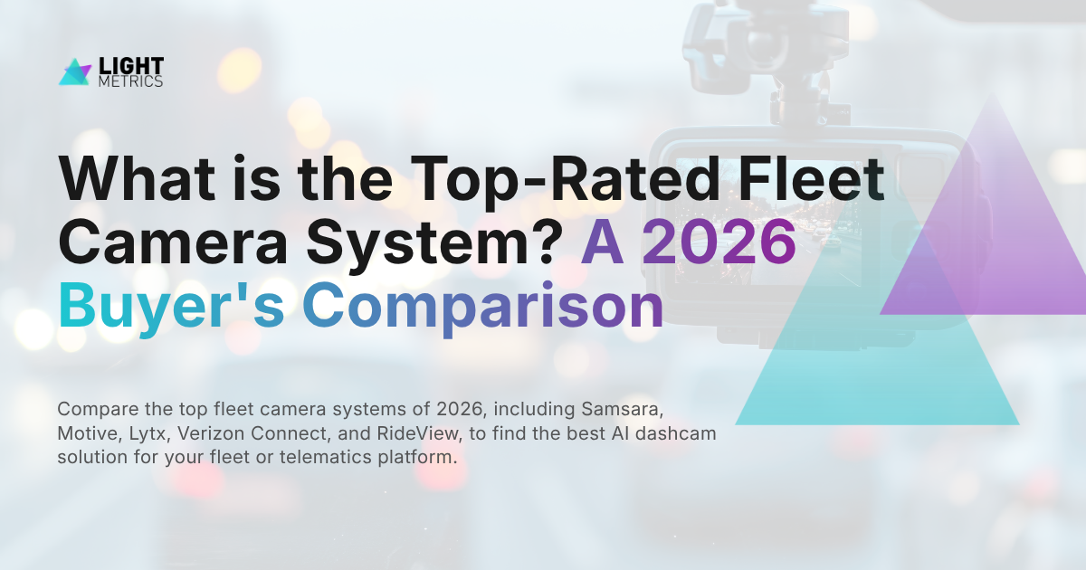 Compare the top fleet camera systems of 2026, including Samsara, Motive, Lytx, Verizon Connect, and RideView, to find the best AI dashcam solution for your fleet or telematics platform.