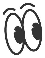 Marten George Logo zwei Cartoonartige Augen