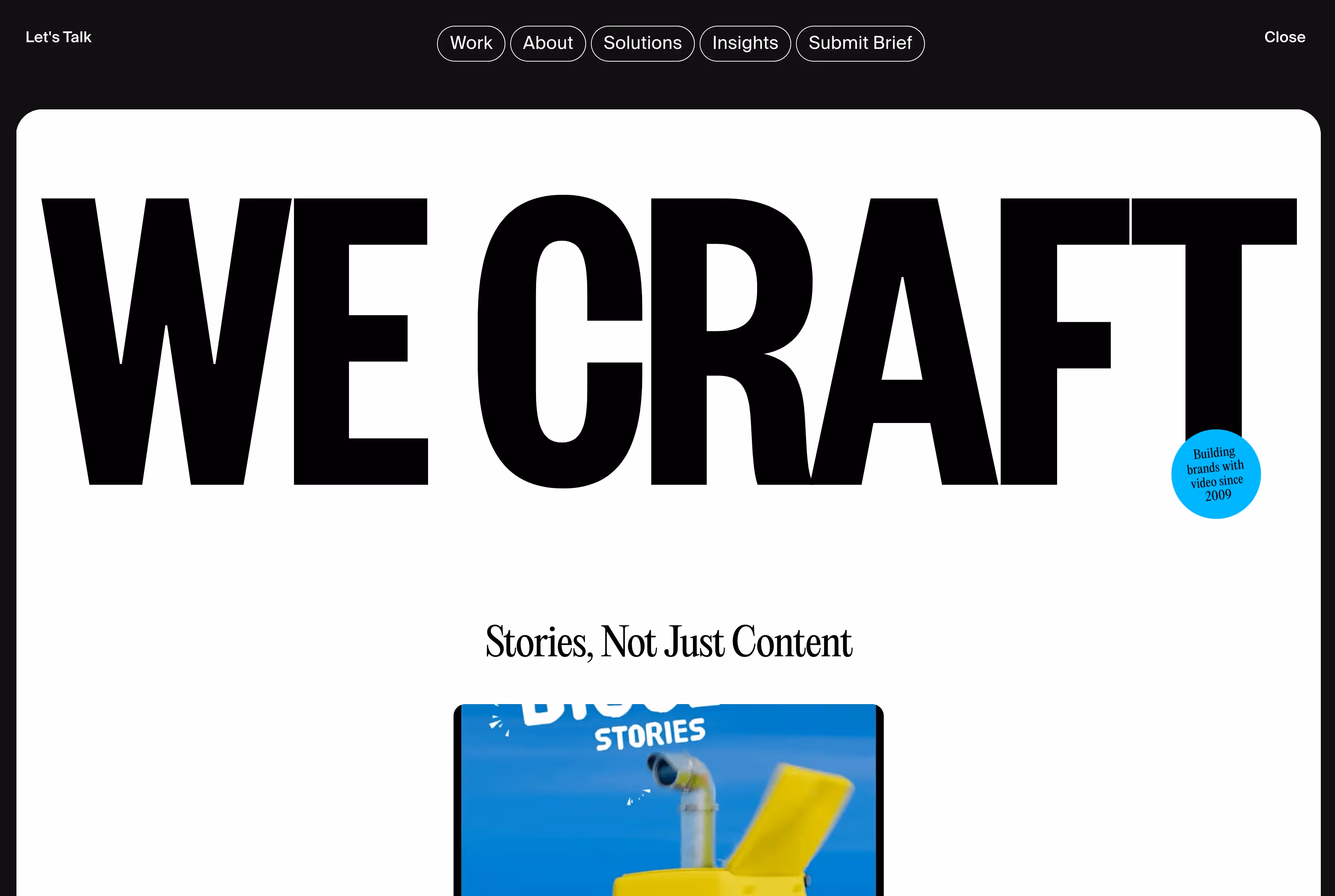 The go-to Australian storytelling studio for global video production and animation.
