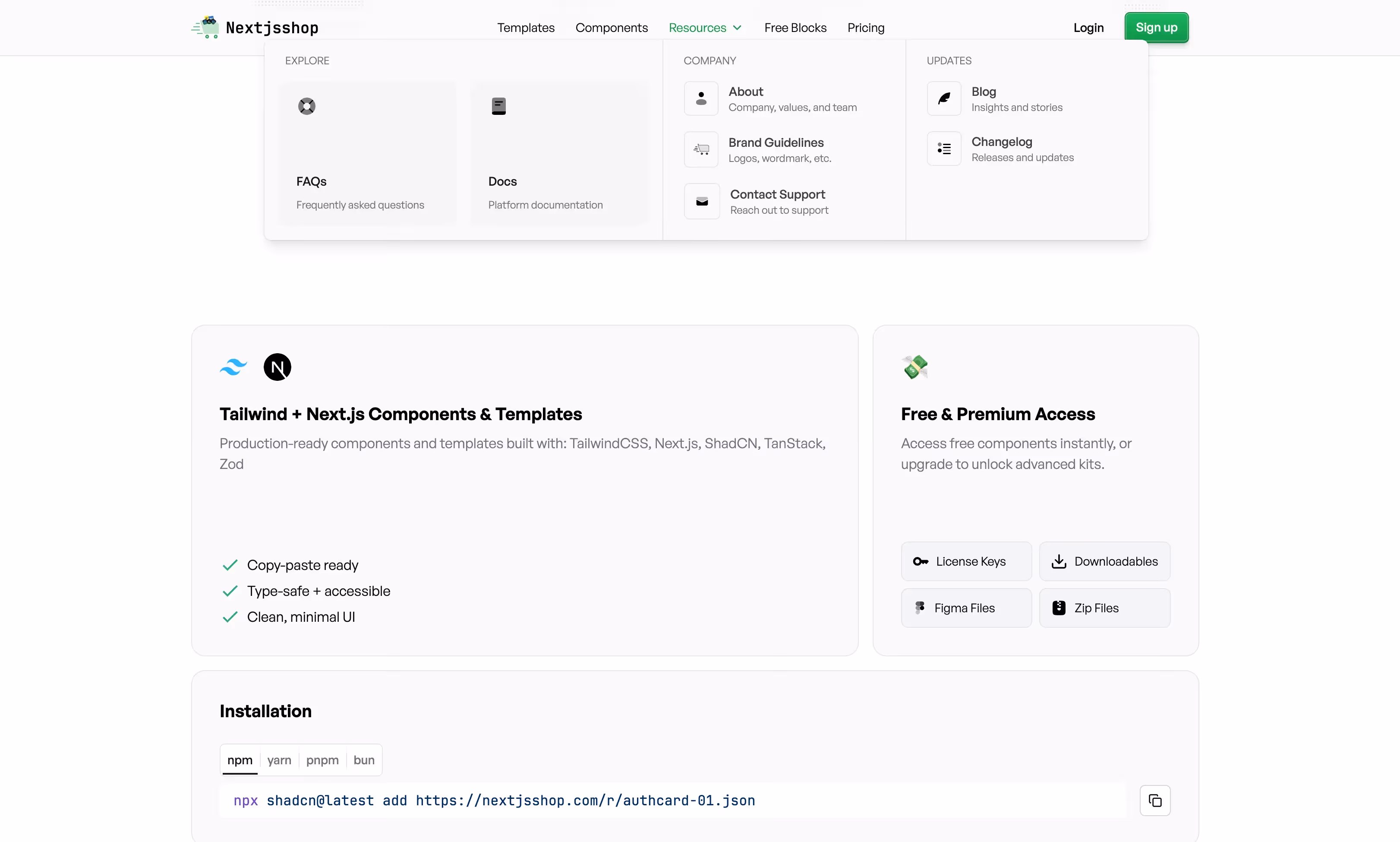 We design exceptional, user-friendly components and templates, ensuring they're built with the best technologies.