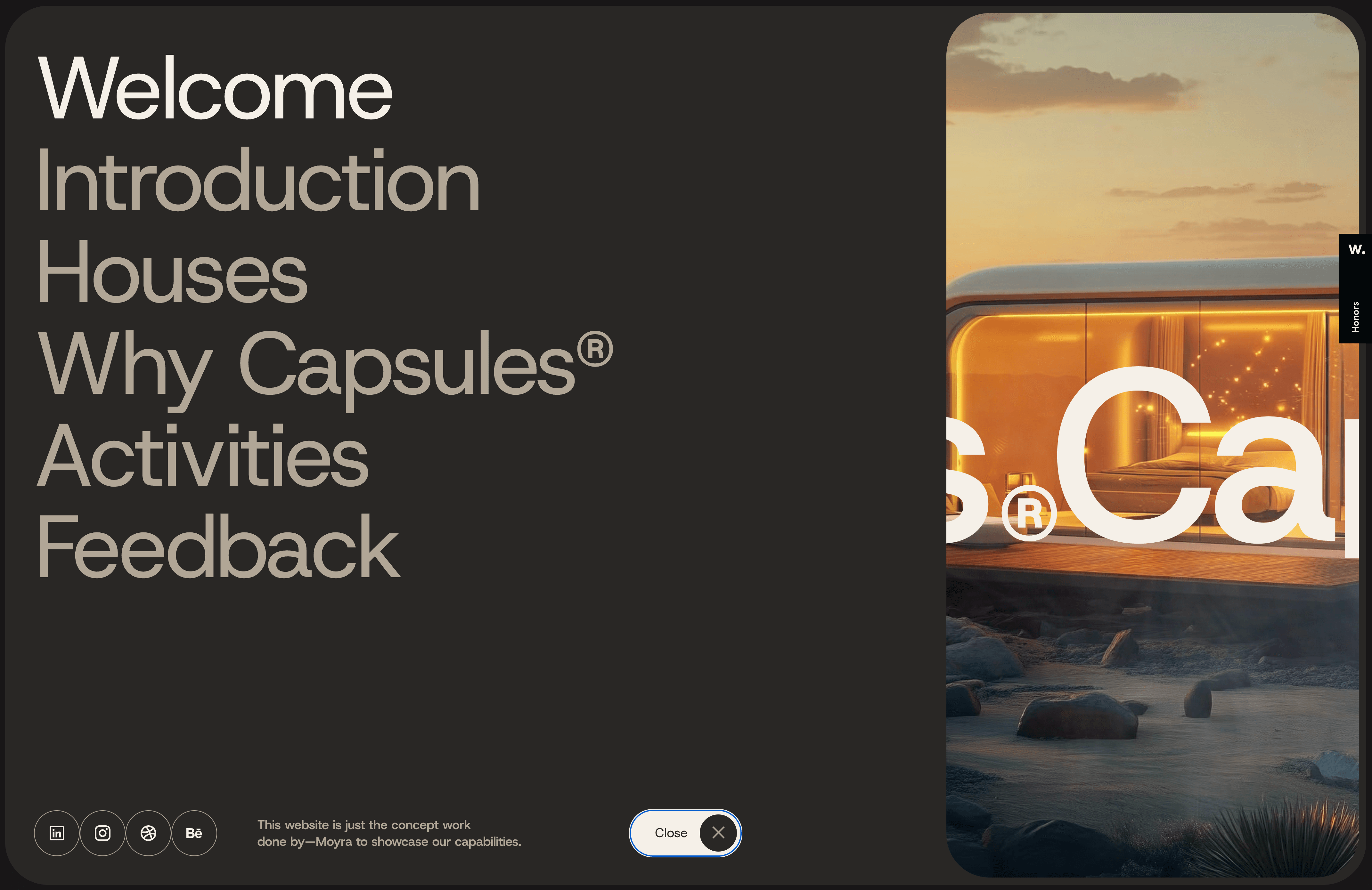 Spend unforgettable and remarkable time in the Californian desert with—Capsules.