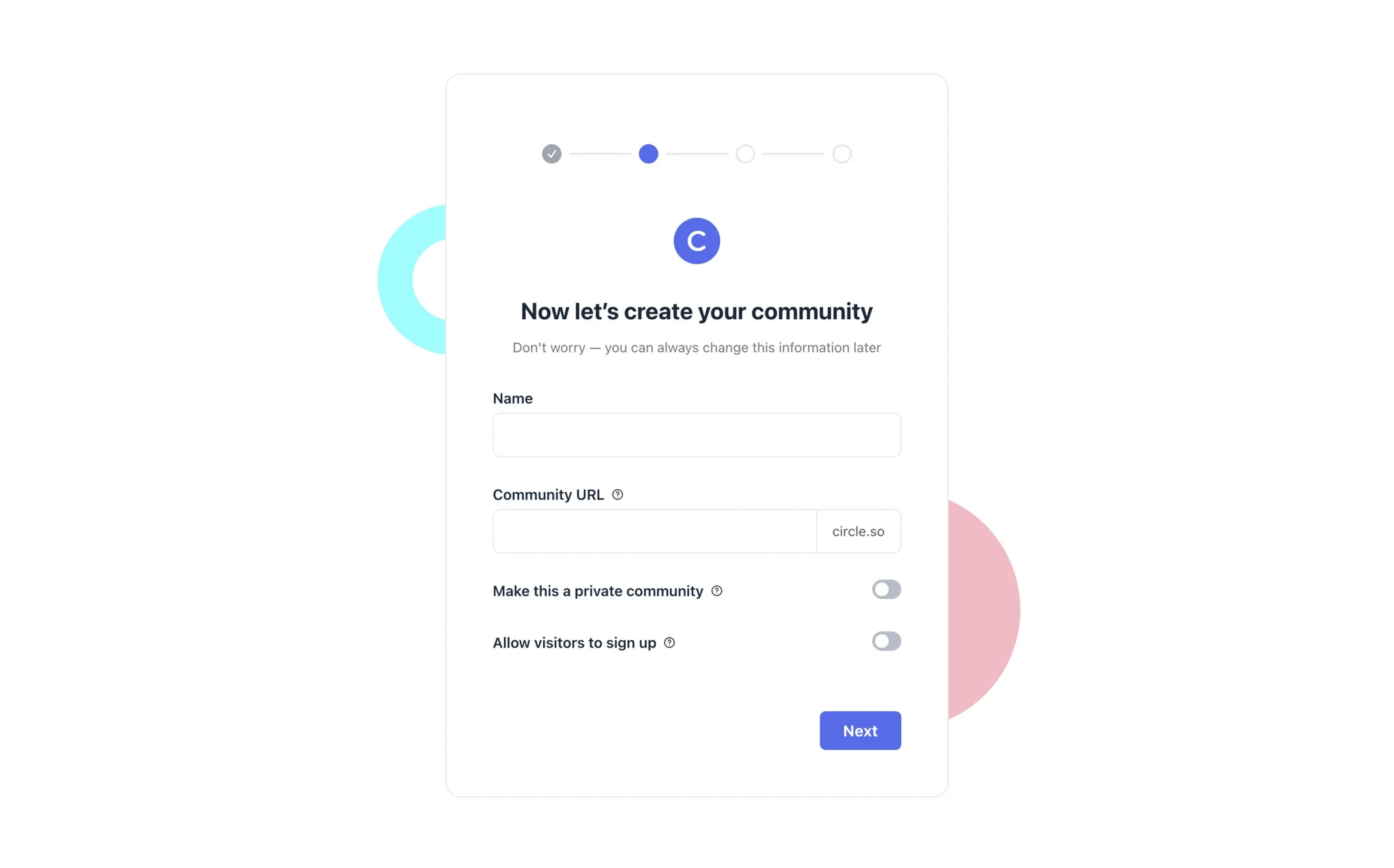 A software that helps you build a home for your community, events, and courses under your own brand.