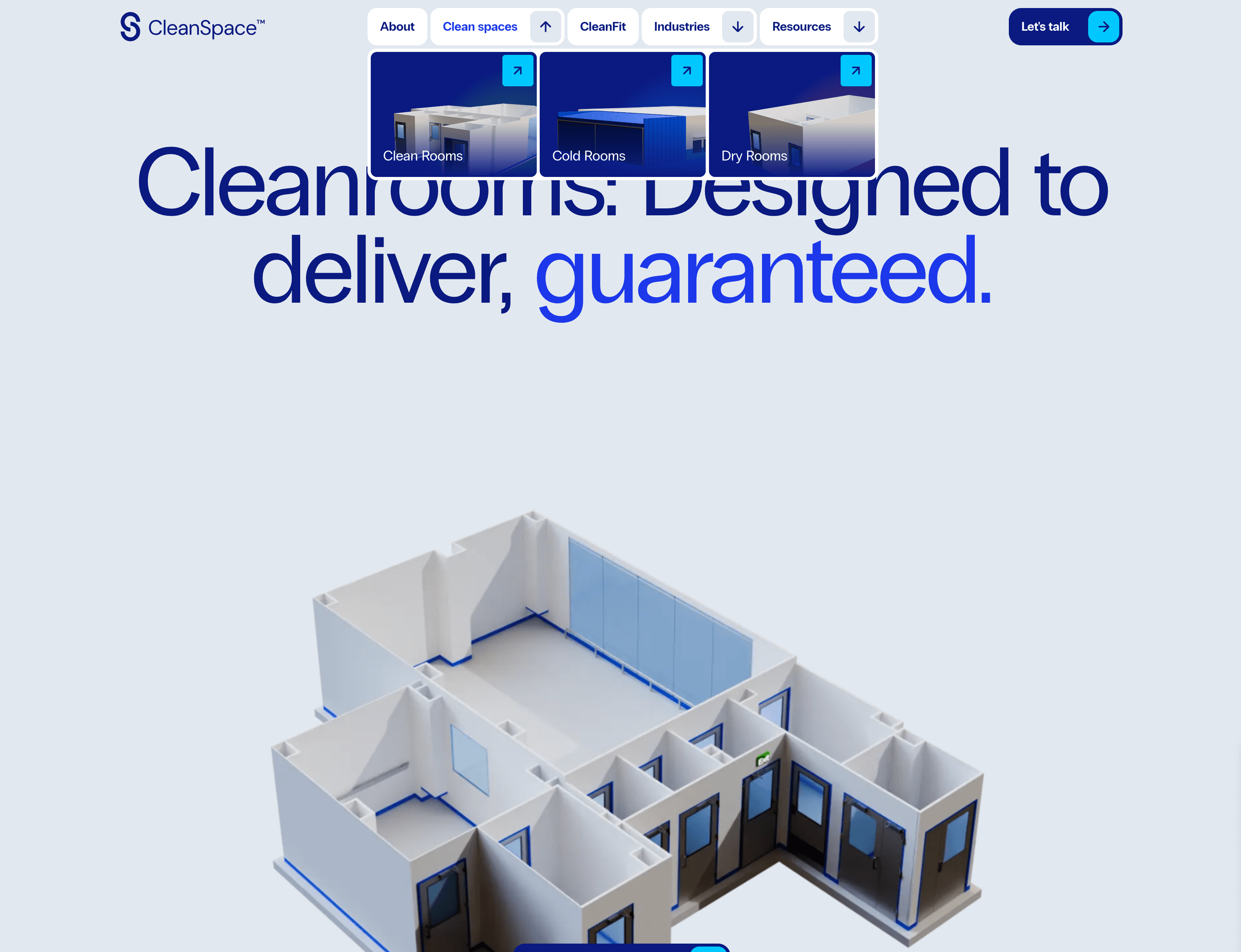 CleanSpace designs, manufactures, and installs the world’s most advanced controlled spaces (clean spaces) using its design-to-deliver approach, CleanFit.